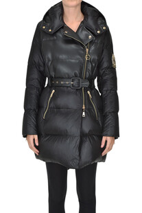 Eco-leather inserts down jacket Ermanno Firenze by Ermanno Scervino