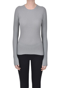 Ribbed cotton and cashmere pullover Alysi