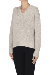 Silk-blend boxy pullover Scaglione