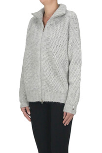 Textured knit cardigan jacket Herno