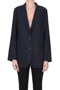 Pinstriped cloth blazer Kiltie