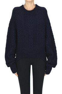 Chunky woven knit pullover Dondup