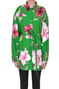 Oversized flower print shirt Valentino