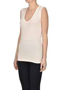 Tank top in cotone Velvet