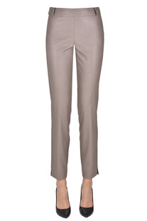 Pantaloni in ecopelle Kiltie