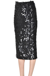 Sequined pencil skirt P.A.R.O.S.H.