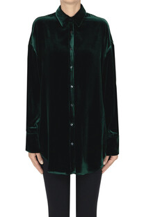 Camicia Karen in velluto Kiltie