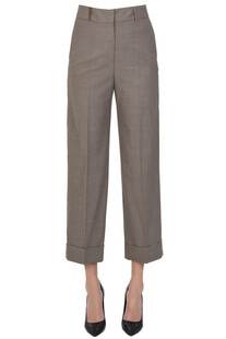 Cropped wool trousers Peserico