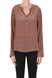 Printed silk blouse Momonì