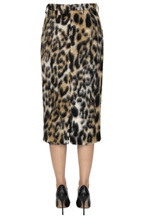 Gonna a tubino animalier N°21