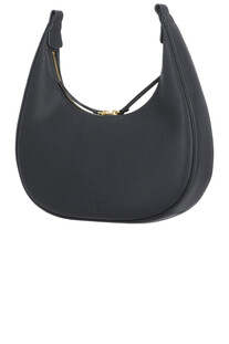 Borsa Brioche Hobo in pelle martellata Pinko