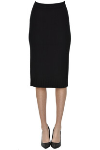 Cashmere knit pencil skirt Excuse-moi