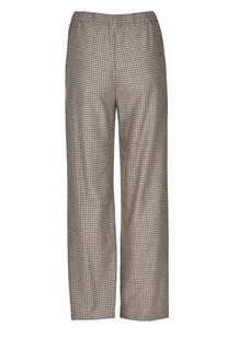 Checked print wide leg trousers Aspesi