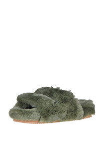 Eco-fur slides PAO Piano Zero