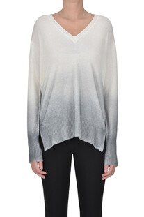 Gradient effect cashmere pullover Tabaroni Cashmere