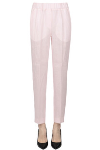 Cigarette linen trousers Peserico