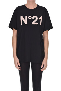 T-shirt oversize con logo N.21
