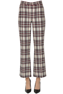 Checked print trousers 1 One