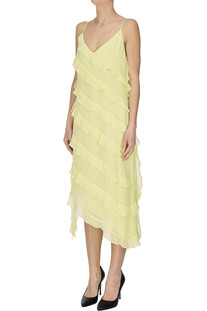 Abito in chiffon con ruches Nenette