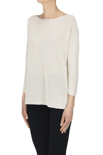 Linen and cotton pullover Base Milano
