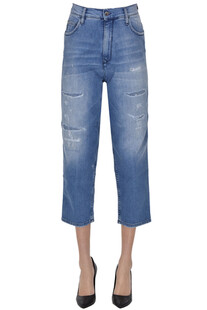 Cropped destroyed jeans Cycle