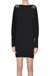 Embellished knitted dress Blugirl