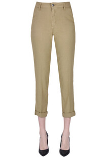 Linen and cotton chino trousers Cigala's