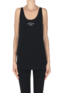 Tank top con logo frontale Elisabetta Franchi