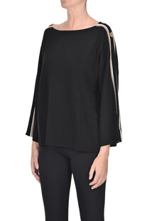 Pullover con scollatura a barchetta Nenette