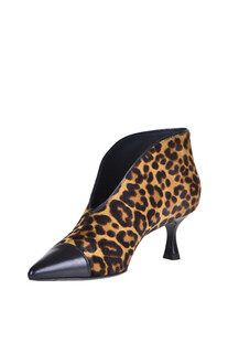 Animal print haircalf ankle boots Roberto Festa