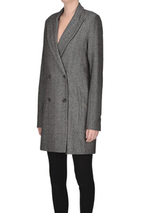 Lightweight herringbone coat Alessia Santi