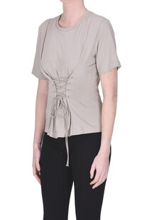 Corset style t-shirt Nude