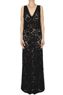 Crochet cotton long dress P.A.R.O.S.H.