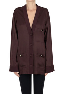 Giacca camicia in satin Forte_Forte