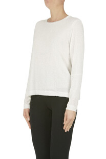 Sequined tulle t-shirt SHIRT C-ZERO