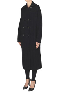Cappotto in maglia a coste Semicouture