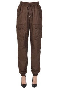 Padded techno fabric cargo trousers Ermanno Firenze by Ermanno Scervino