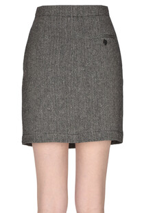 Harringbone mini skirt Pomandere