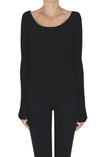 Pullover in maglia a costine ELEH
