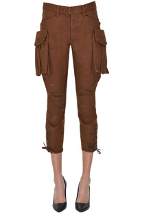 Cropped cargo style trousers Dsquared2