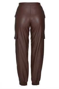 Eco-leather cargo trousers Eve