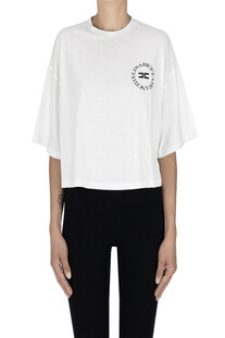 T-shirt cropped boxy Elisabetta Franchi
