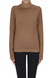 Snow dye turtleneck pullover Base Milano