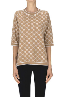 Pullover Portici stampa logo 'S Max Mara