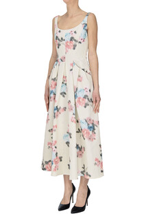 Flower print taffeta midi dress PHILOSOPHY di Lorenzo Serafini