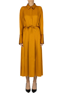 Abito midi in satin Semicouture
