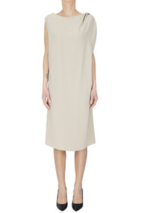 Sheath dress with drapery P.A.R.O.S.H.