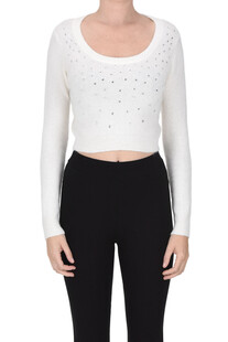 Embellished cropped pullover Nenette