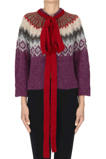 Jacquard knit cardigan Thibault Van Der Straete