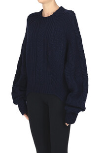 Chunky woven knit pullover Dondup
